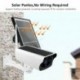 Camera de surveillance HD 1080P à panneau solaire Carte SIM 3G et 4G waterproof
