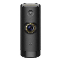 Petite caméra de surveillance cylindrique IP 720p à vision infrarouge noire