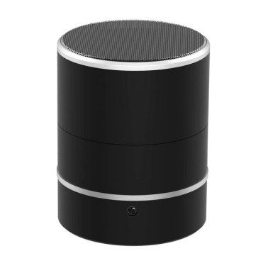 Enceinte Bluetooth à caméra espion 1080P rotative 180° Wifi détection de mouvement 