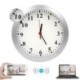 Horloge murale à caméra espion Wi-Fi Full HD 1080P IP 
