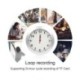 Horloge murale à caméra espion Wi-Fi Full HD 1080P IP 