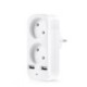 Prise multiple 2 ports USB caméra espion Wifi Vidéo 1080P 