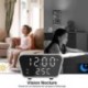 Réveil caméra HD 1080P détection de mouvement Wifi P2P vision de nuit chargeur induction 