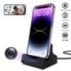  Station de charge iPhone Lightning caméra espion Wi-Fi HD 1080P vision de nuit 
