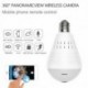 Ampoule avec micro caméra espion Wifi HD 960P détection de mouvement audio bidirectionnel 