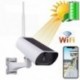 Caméra de surveillance Wifi 3MP Full HD IP 1080P waterproof à panneau solaire Zoom X4